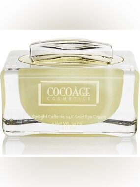 Cocoàge Cosmetics | Delight Caffeine 24K Gold Eye Cream